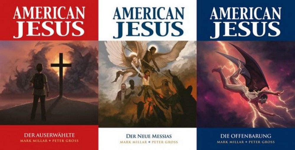 Die drei Cover von American Jesus