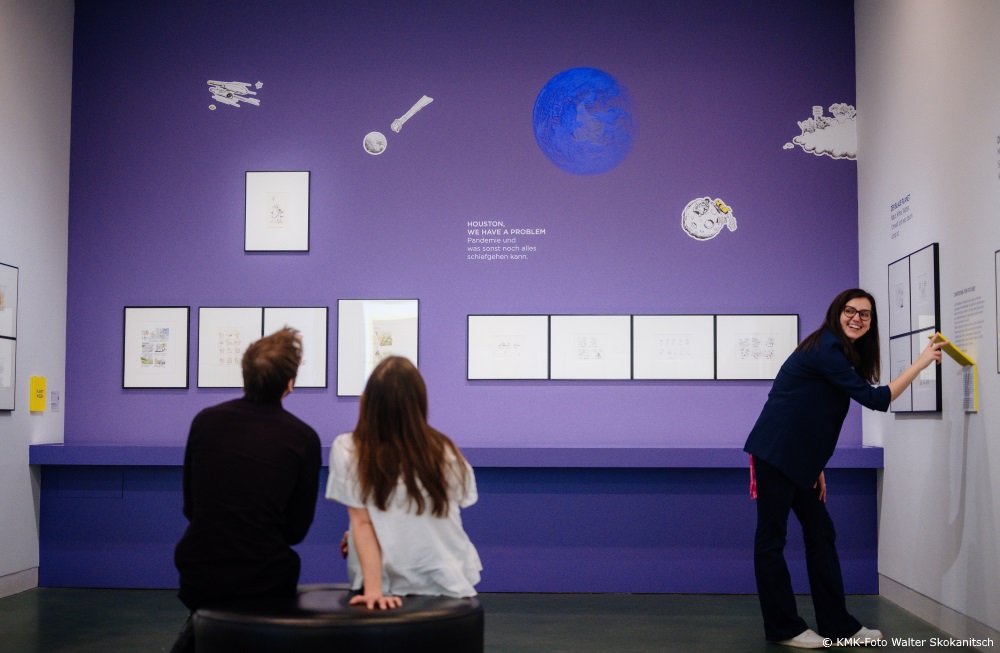 Ausstellungsansicht Planet Pammesberger
