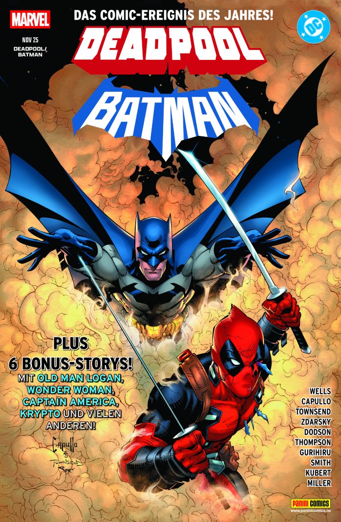 Crossover-Comics mit Deadpool und Batman