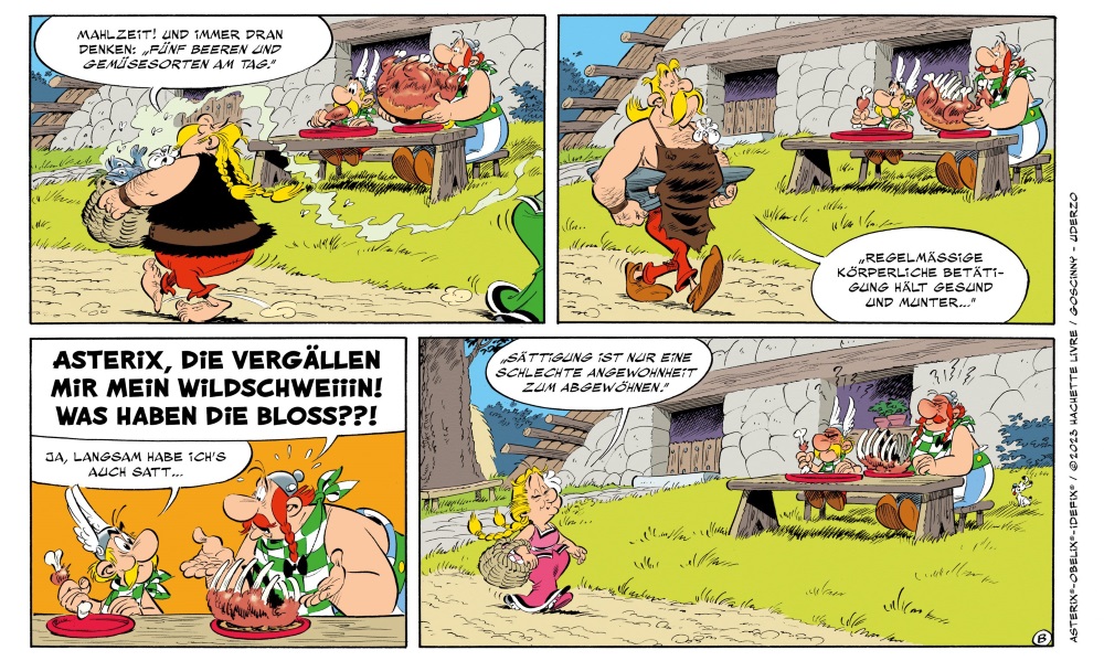 Panel aus Asterix #40
