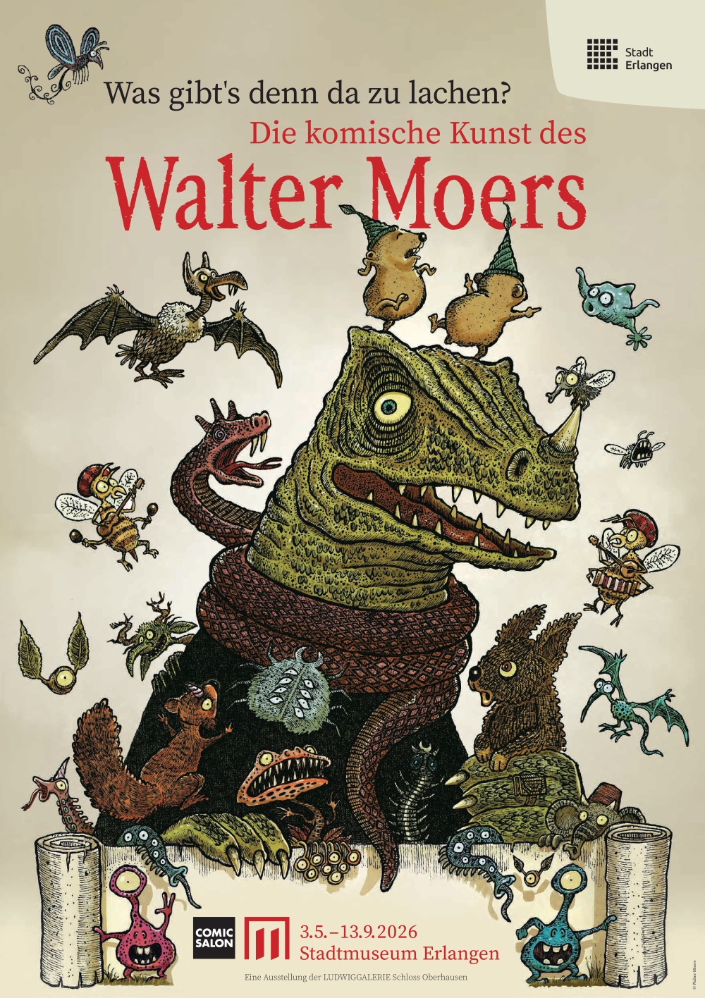 Walter_Moers_Plakat_Stadtmuseum_Erlangen