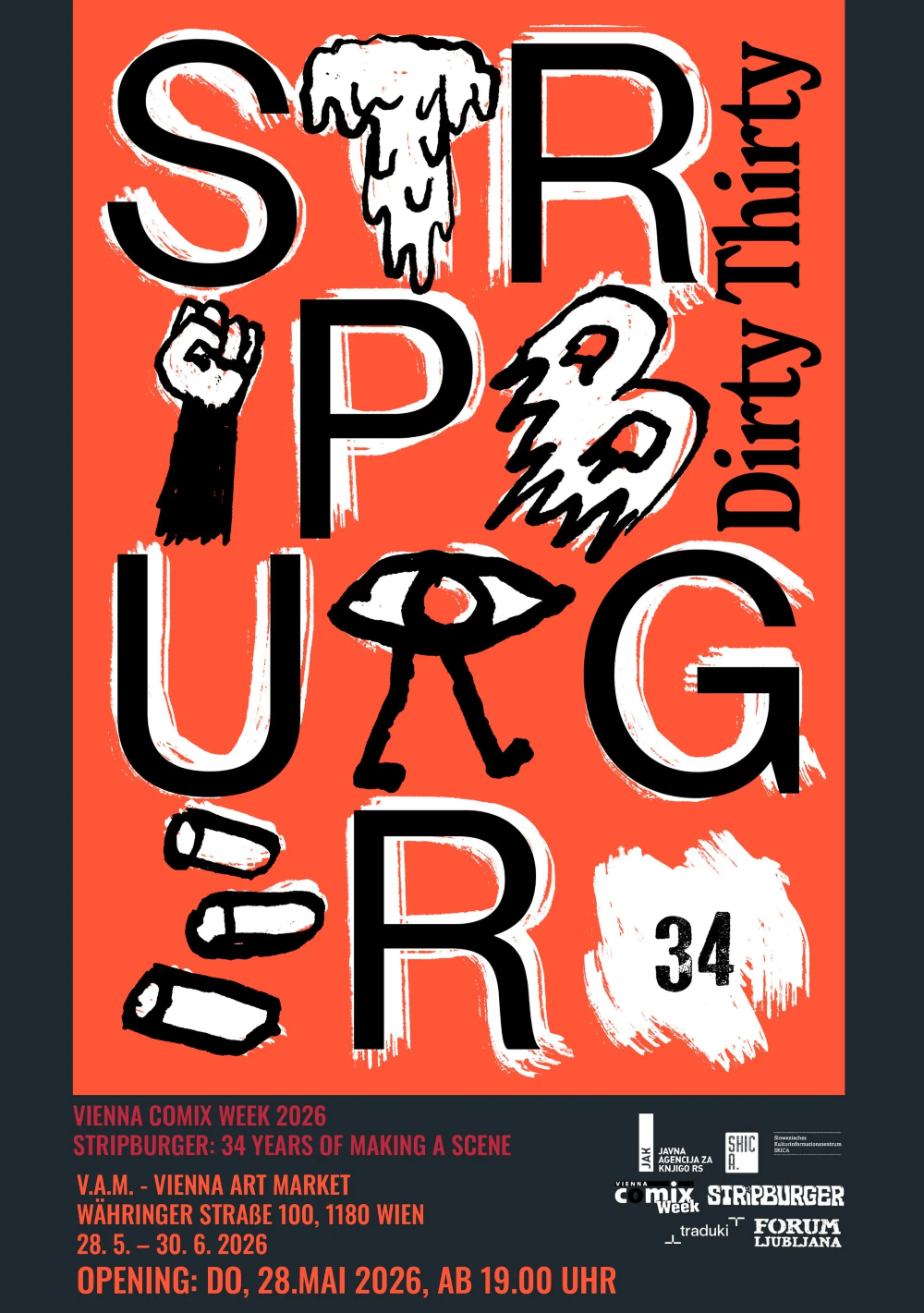 POSTER-STRIPBURGER